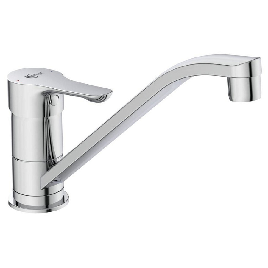 Смеситель Ideal Standard Alpha для кухонной мойки, хром, BC490AA, цвет хром