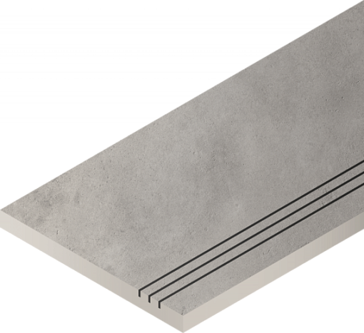 Бортик Italon MILLENIUM SILVER BOR.30X120 GRIP DX / МИЛ.СИЛЬВЕР 30X120 ГРИП ПР