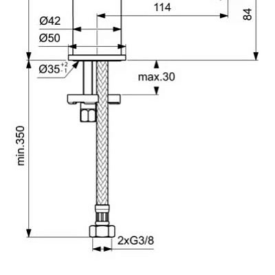 Смеситель Ideal Standard Cerafine Model O для раковины, хром, BC697AA
