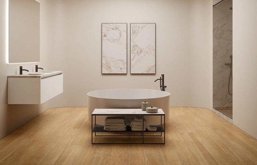 Раковина из керамогранита ITALON HOME Fly Air 70 Wood