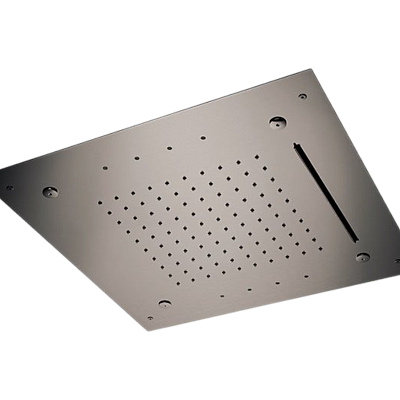 Верхний душ потолочный с подсветкой 50 см Remer INOX SS357RS50NC