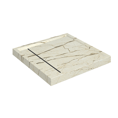 Душевой поддон из керамогранита ITALON HOME Diamond 80, арт.620820000001