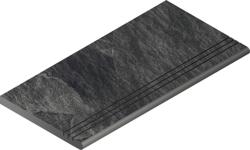 Ступень Italon MATERIA TITANIO GRADINO ROUND GRIP 30X60 / ТИТАНИО ЗАКРУГ.ГРИП 30X60