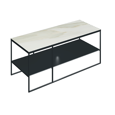 Журнальный столик со столешницей из керамогранита Italon Home SQUARE 100