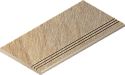 Ступень Italon DISTRICT SAND GRADINO ROUND GRIP 30X60 / СЭНД ЗАКРУГ.ГРИП 30X60