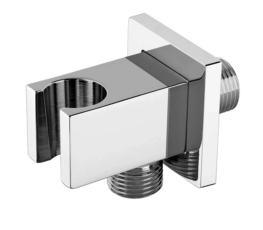 Держатель ручного душа с подключением шланга Remer 337Q, хром