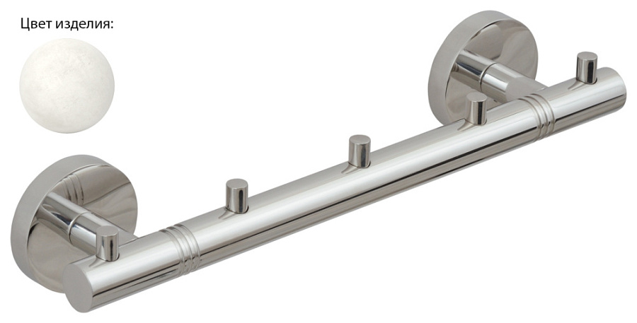 Вешалка настенная Сунержа Каньон - 5 крючков / L 260