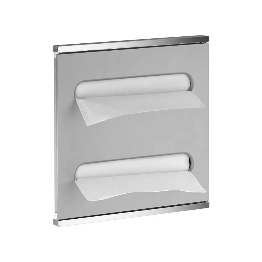 Модуль умывальника 2 Keuco Plan 44985011702, исполнение справа, хром / алюминий finish