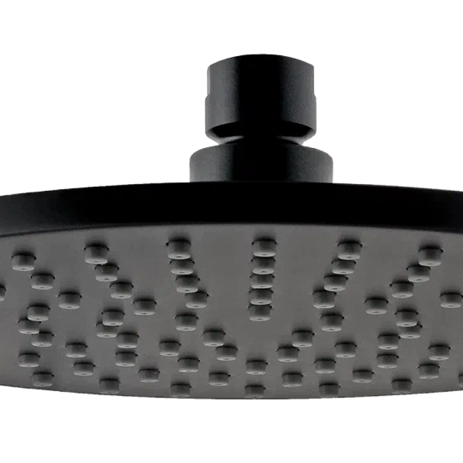 Верхний душ с шарнирным соединением 20 см Remer 359MM20NOX, черный матовый