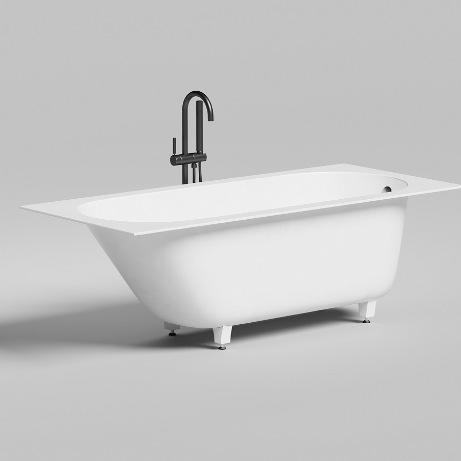 UM12222 Ванна встраиваемая LoveForm LOFO 170x75 Solid Surface белый матовый