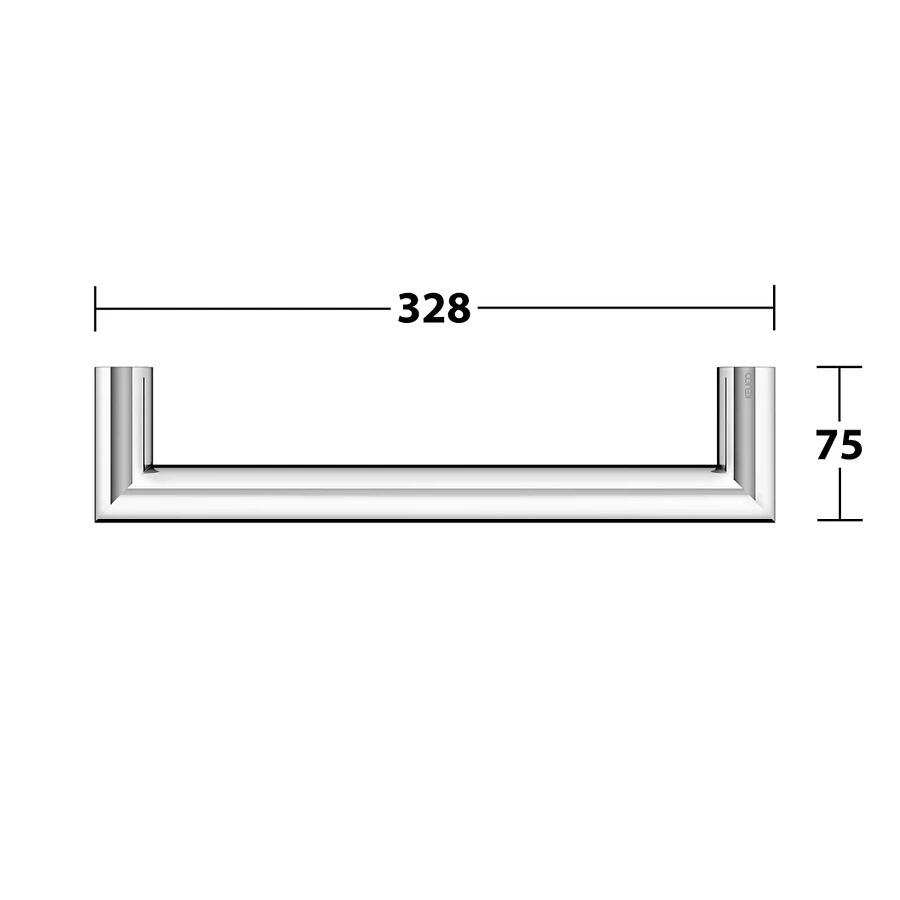 Поручень Keuco Reva 12807010000 хром