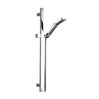 Душевая стойка с ручным душем и шлангом Remer 317S317SQ, хром