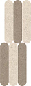 Мозаика KHROMA CURVES AVORIO/FANGO 20x60