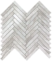 Мозаика Marvel Bardiglio Grey Herringbone Wall Мозаика Marvel Bardiglio Grey Herringbone Wall
