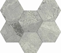 Мозаика Charme Extra  SILVER MOSAICO HEXAGON 25*29