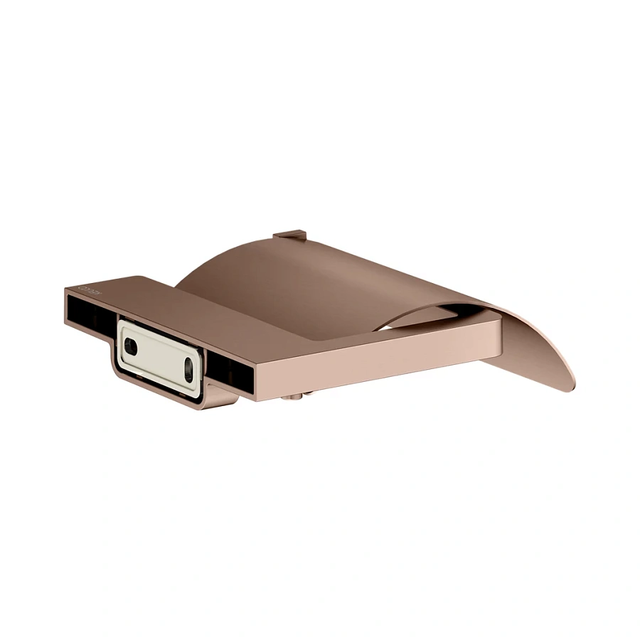 Держатель туалетной бумаги с крышкой Keuco Moll 12760290000 красное золото шлифованное