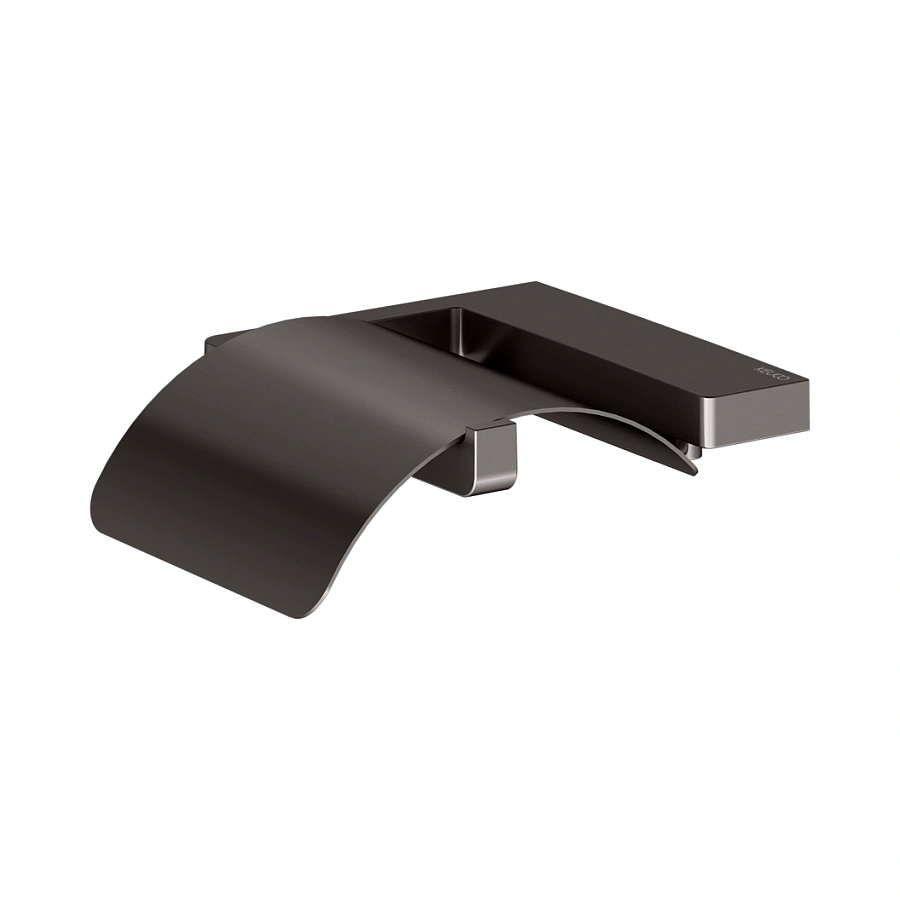 Держатель туалетной бумаги с крышкой Keuco Moll 12760350000 титан черный шлифованный