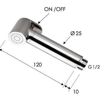 Гигиенический душ Remer 332OWX, хром