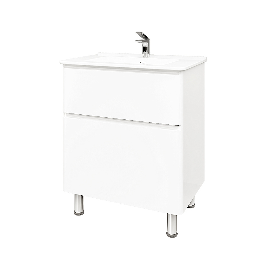 Тумба под умывальник Raval Claridy 70 напольная белая