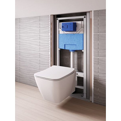 Комплект инсталляции Ideal Standard с белой клавишей R020467+R0121AC
