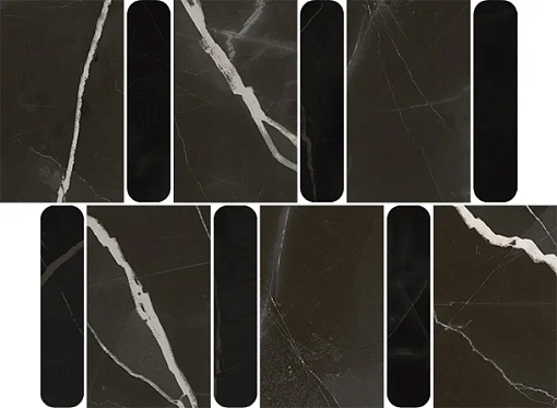 Мозаика Stellaris BLACK MOSAICO ARGAN 36.8*26.9