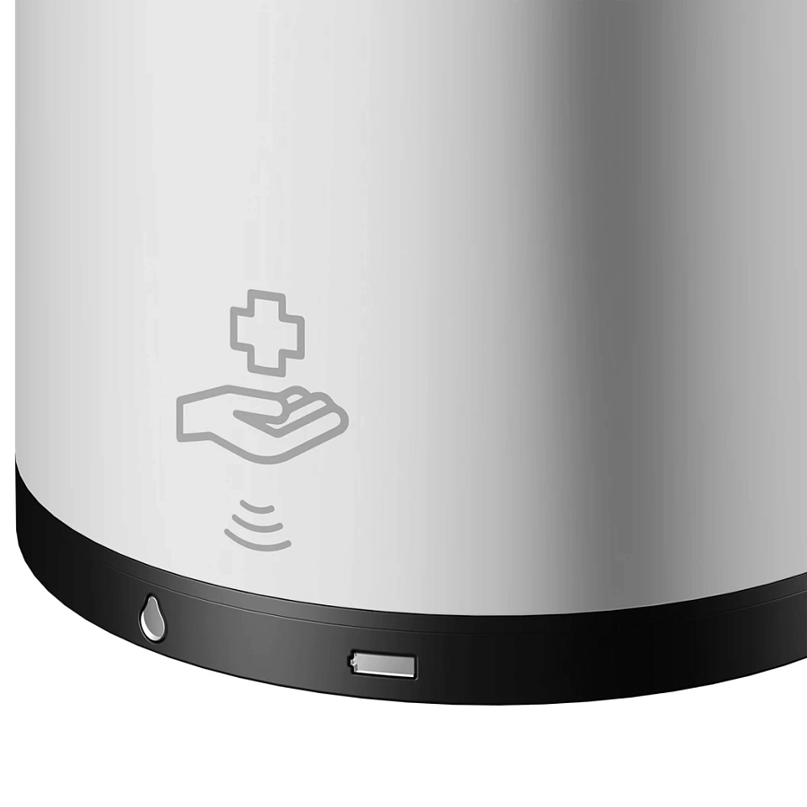 Дозатор для дезинфицирующих средств и геля Keuco Plan 14987170037 алюминий анодированный / черный