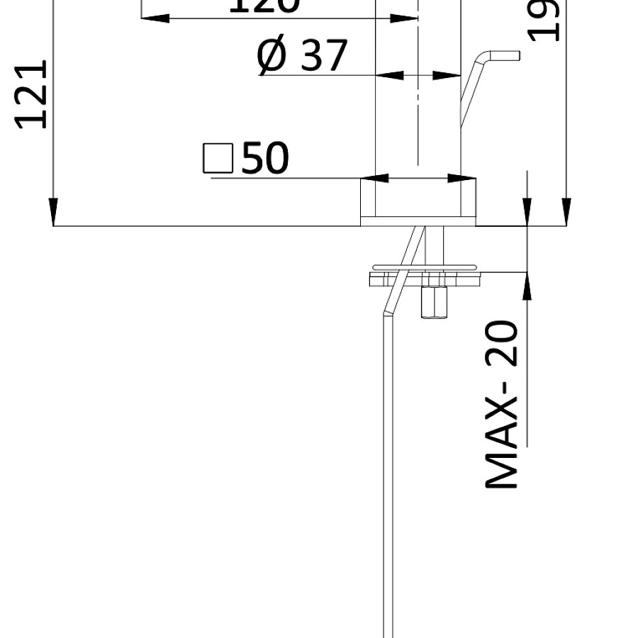 Смеситель для раковины Remer Edge EG710BG, золото брашированное