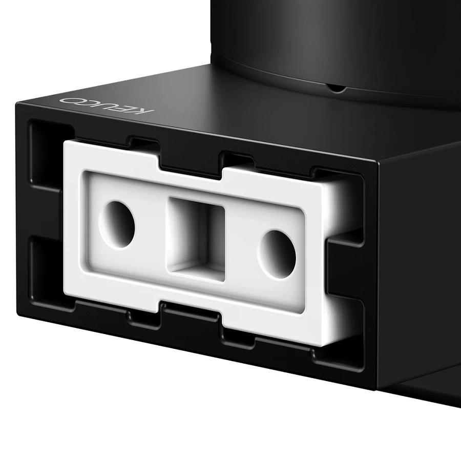 Дозатор для жидкого мыла Keuco Plan управление снизу 14951370000 черный матовый