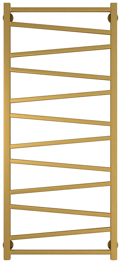 Водяной полотенцесушитель Сунержа Сирокко 1200х500, Состаренная латунь, арт.051-0253-1250