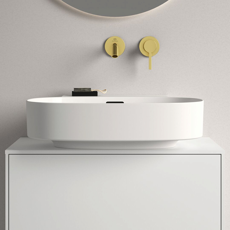 Раковина Ideal Standard Atelier Linda-X 50x48 см T475401 без отверстия под смеситель, с переливом, белый глянцевый