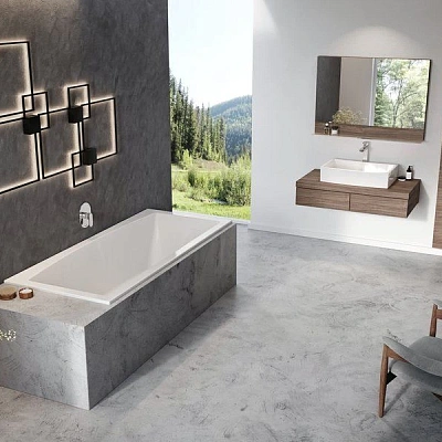 Ванна акриловая Ravak Formy 02 Slim 180x80, C891300000