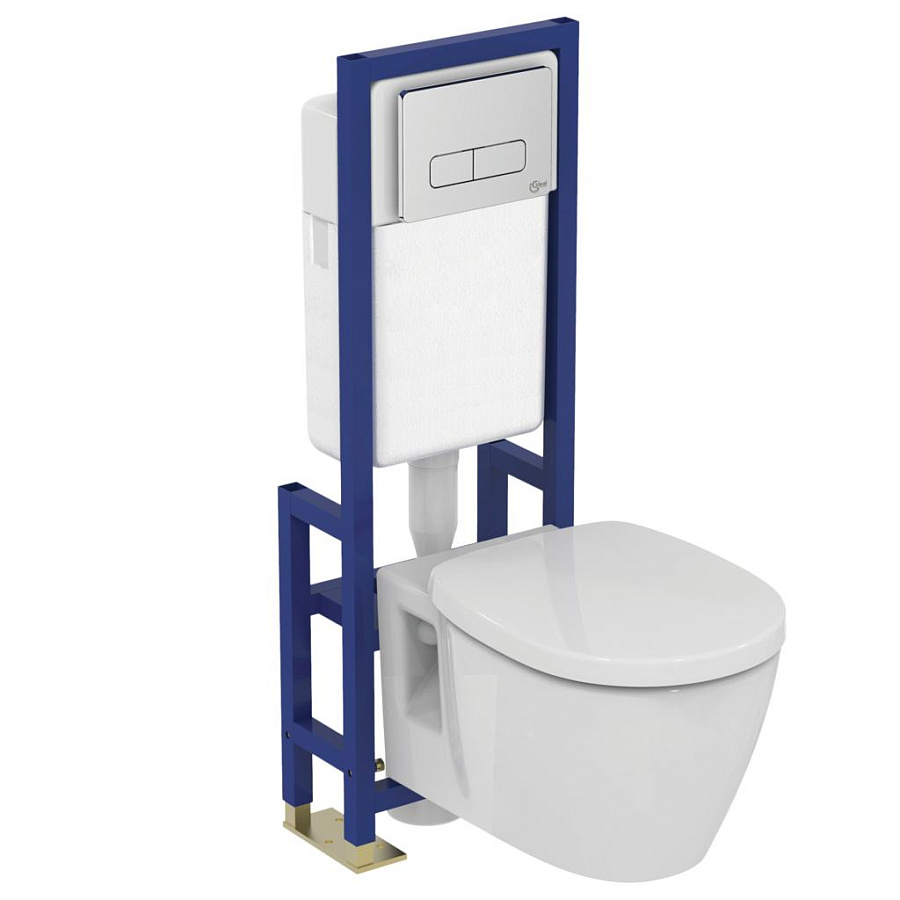 Подвесной унитаз, глубокий смыв. Ideal Standard CONNECT E8035MA