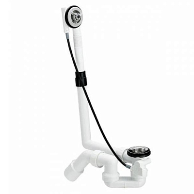 Viega Слив/перелив Multiplex функциональный узел,плоская конструкция, 33 мм свободного места за ванной