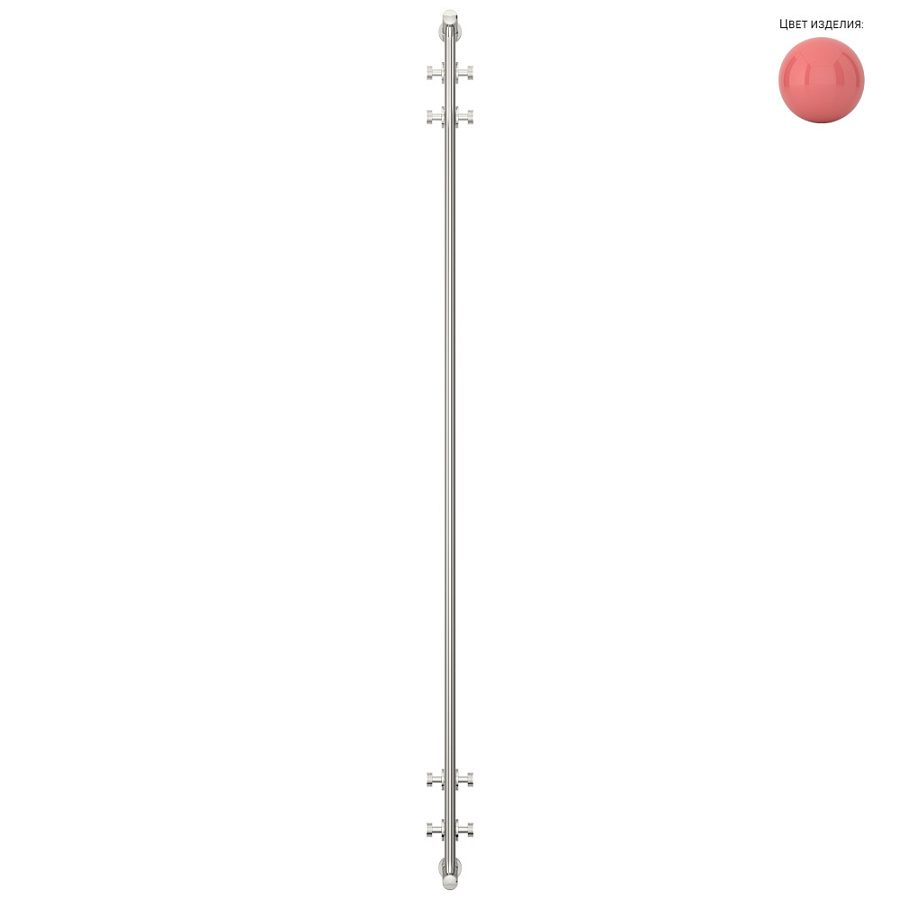 Водяной полотенцесушитель Сунержа Хорда 1800х195, RAL 3014 Темно-розовый, арт.3014-0124-1800
