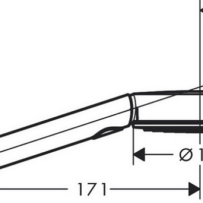 Ручной душ Hansgrohe Pulsify Select 105, 3jet, Activation, хром, 24100000