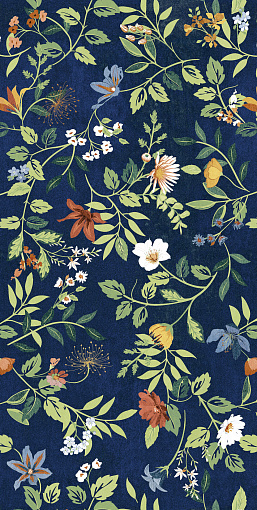 Керамогранит WONDERSPACE BLOSSOM BLUE 60X120 RETT 60x120