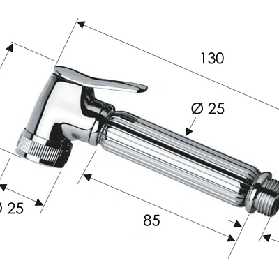 Гигиенический душ Remer 332OZX, хром
