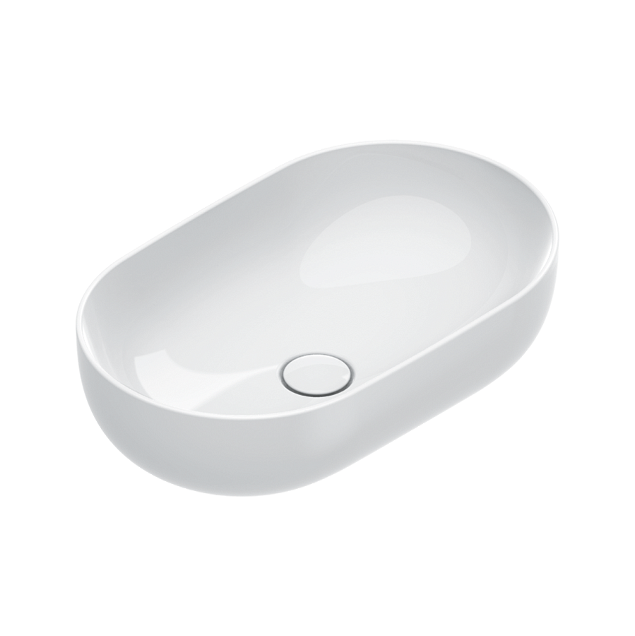 Накладная раковина Catalano Sfera 60х37, арт.0522610001, белый глянцевый