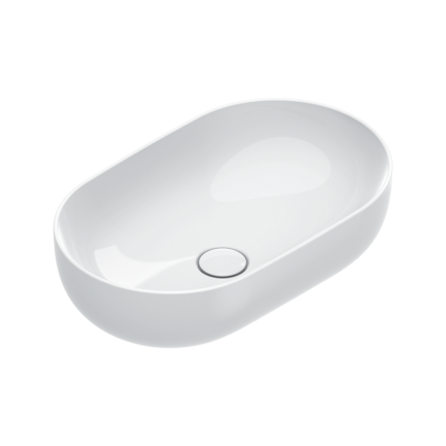 Накладная раковина Catalano Sfera 60х37, арт.0522610001, белый глянцевый