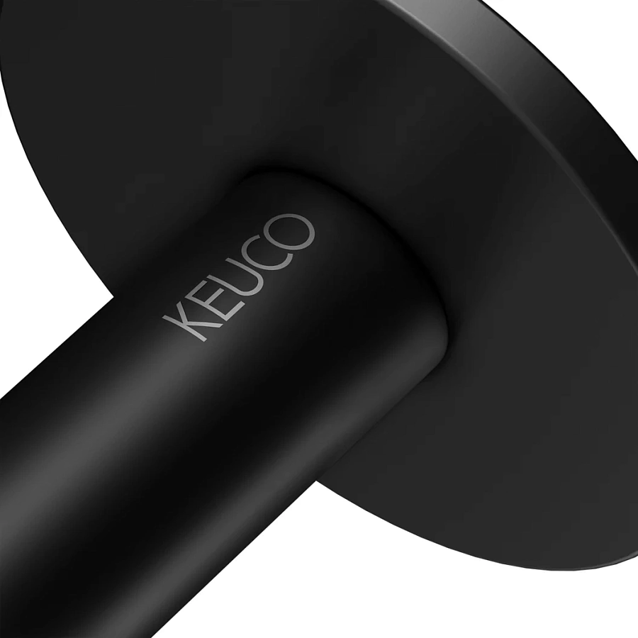 Полотенцедержатель 1-рычажный Keuco Reva 12820370000 черный матовый