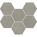 Мозаика  Continuum IRON MOSAICO HEXAGON 25*29