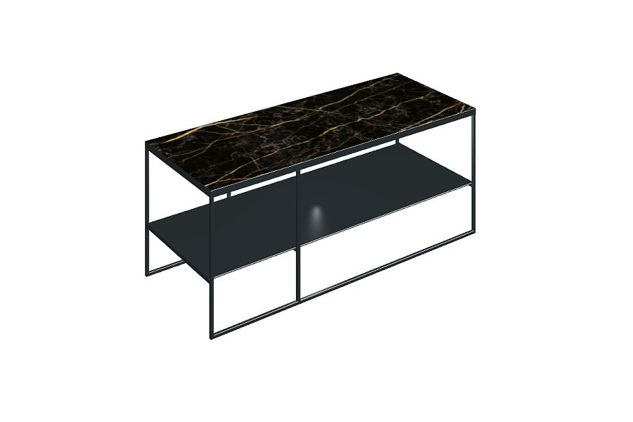 Журнальный столик со столешницей из керамогранита Italon Home SQUARE 100