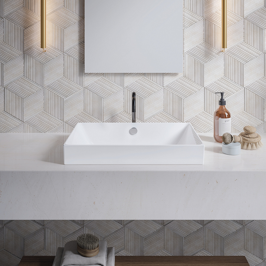 Раковина Catalano Zero 60х37, арт.0124600001, белый глянцевый