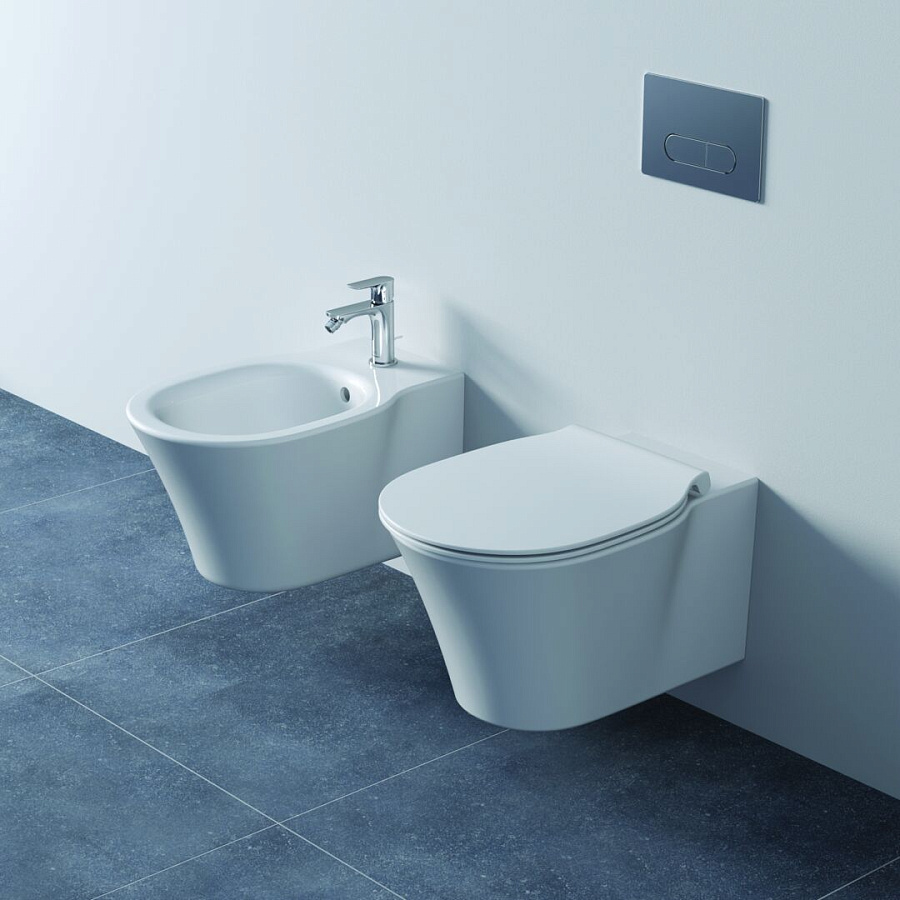 Унитаз подвесной Ideal Standard Connect Air AquaBlade с сиденьем микролифт