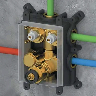 Скрытая часть на 2 выхода Remer Thermobox RRBOX99D2