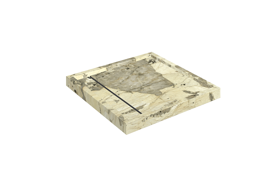 Душевой поддон из керамогранита ITALON HOME Diamond 80, арт.620820000001