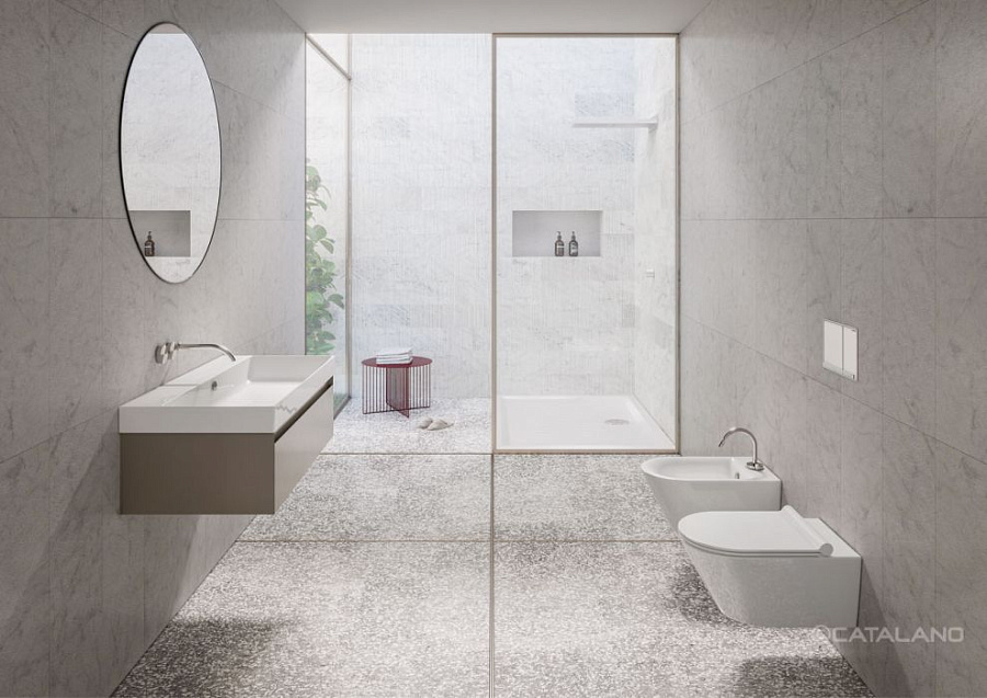 Раковина Catalano Zero 100x50, арт.0121000001, без отв. под смеситель, белый глянцевый