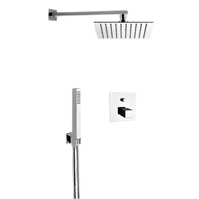 Душевая система термостатическая Remer Q-Elegance QT09S02UFS20, хром