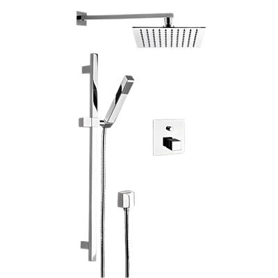 Душевая система термостатическая Remer Q-Elegance QT09S01UFS20, хром