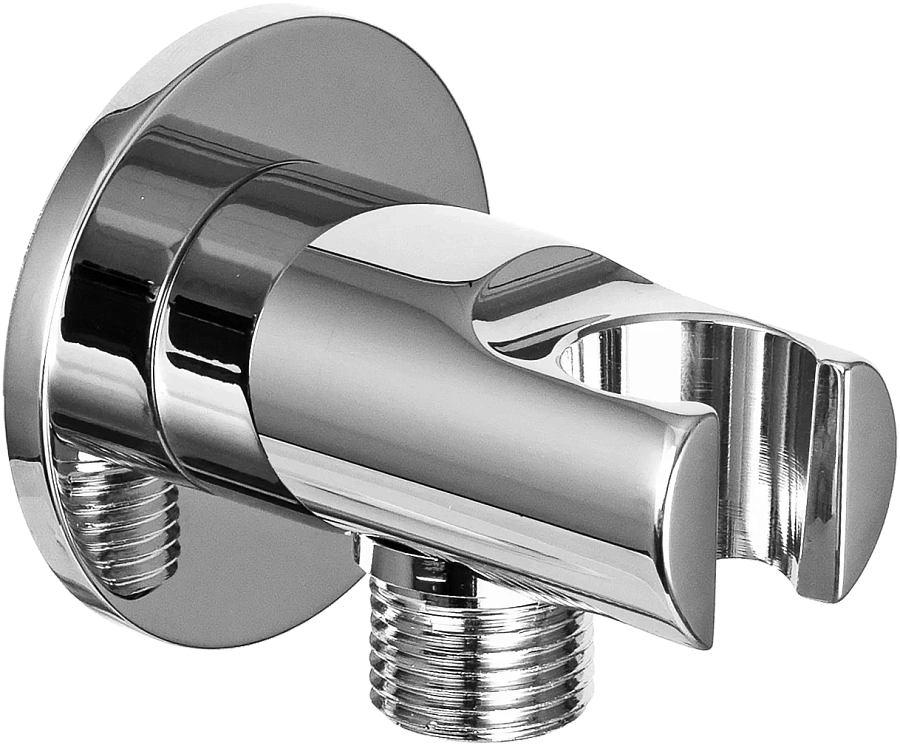 Держатель ручного душа с подключением шланга Remer 337M, хром